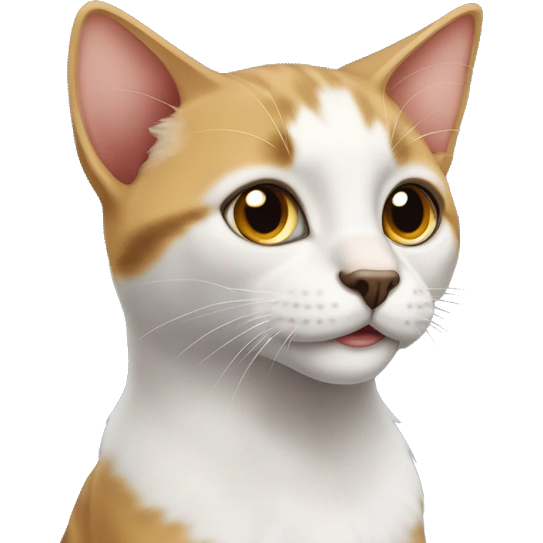 kedi ile köpek yatakta emoji