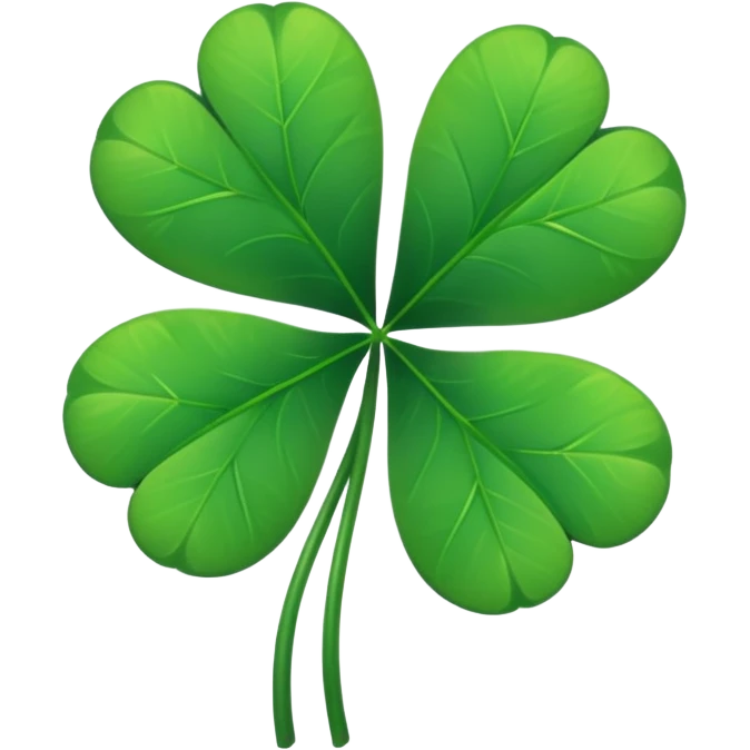 four leaf clover emoji