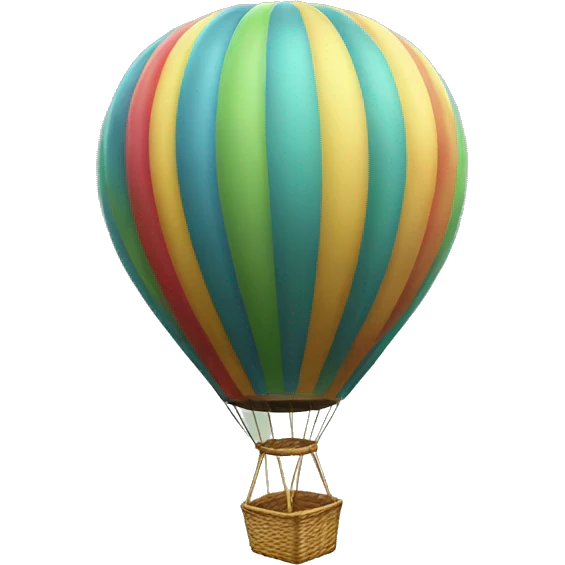 hot air balloon emoji
