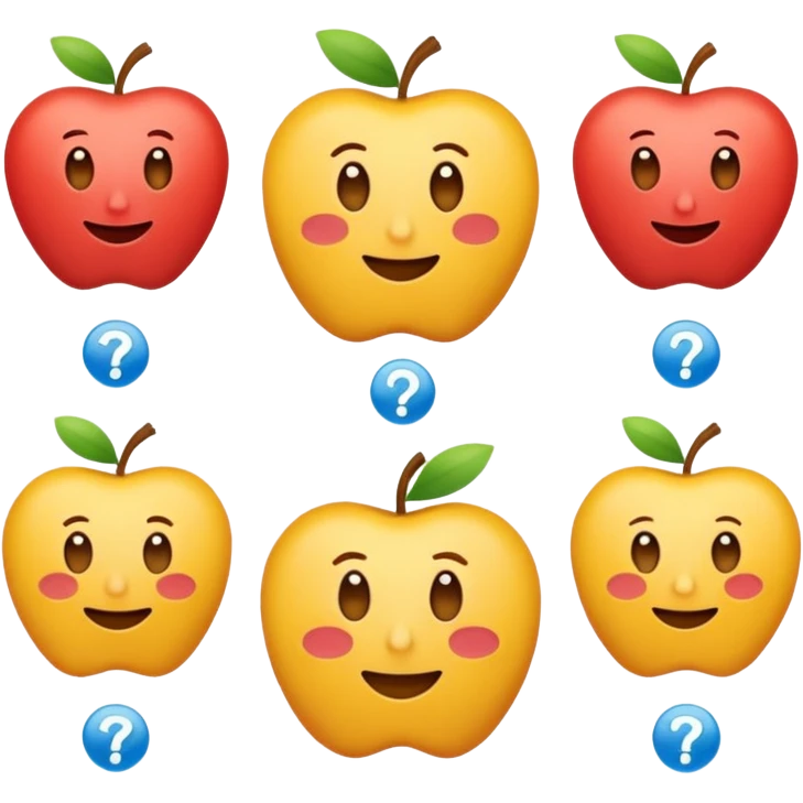 8 choices quiz emoji