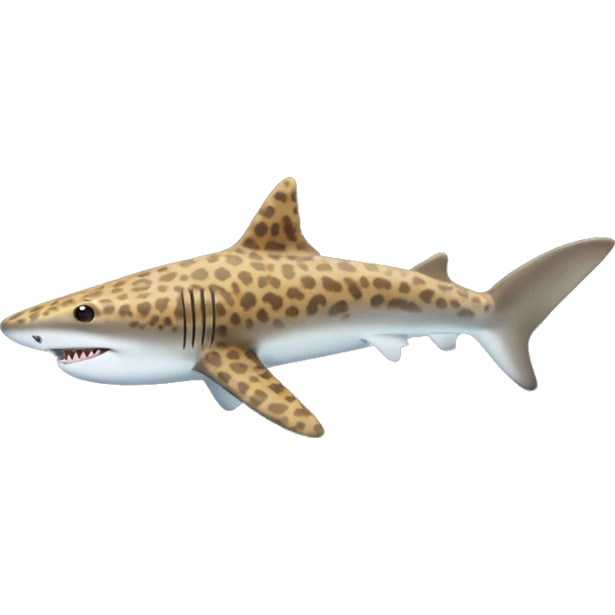 Leopard shark emoji