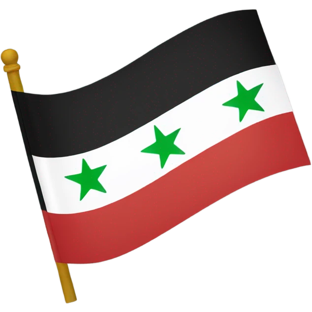 Independent Syria flag emoji