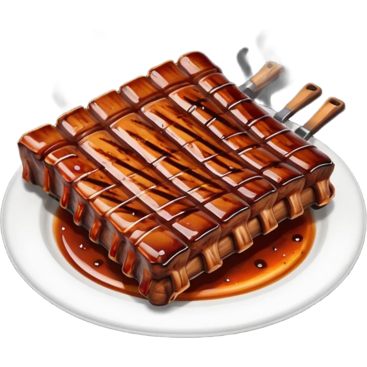costillas de asado a la parrilla emoji
