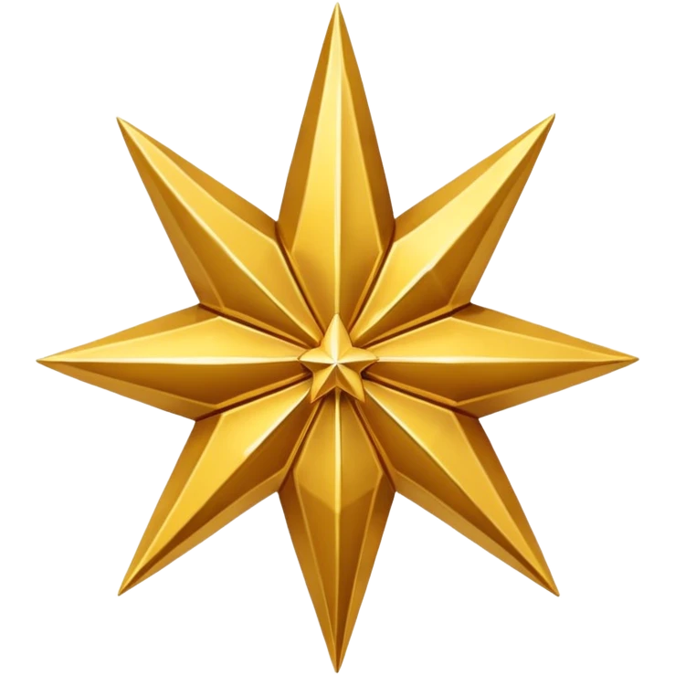 i want a star with only 9 points on it emoji