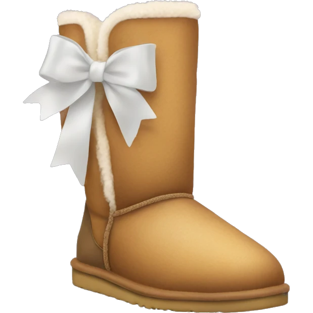 uggs with bow emoji