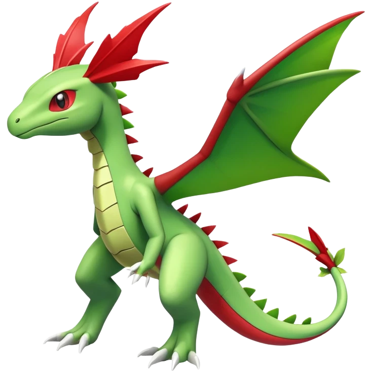 Meganium-Flygon-Amaura-fakemon (full body) emoji