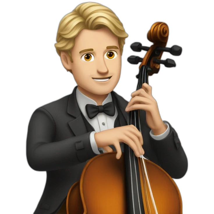 Anton Minenkov play cello emoji