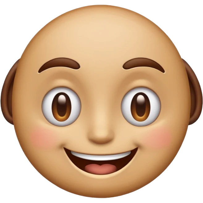 brown winking face emoji emoji