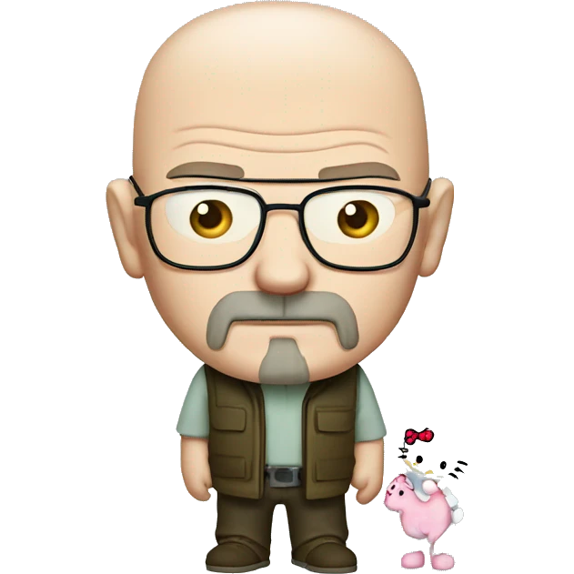 Walter White with Hello Kitty  emoji