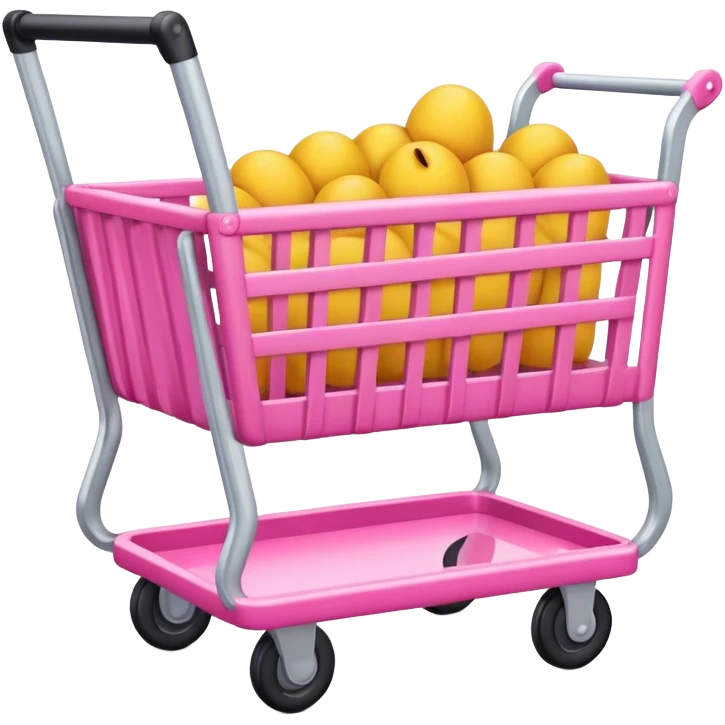 pink cart emoji