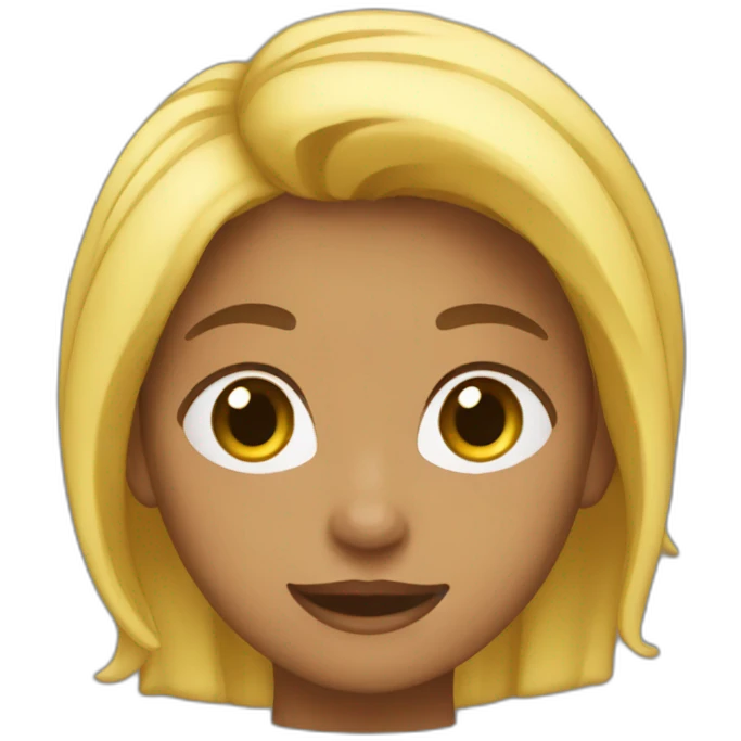 fille qui sourie emoji