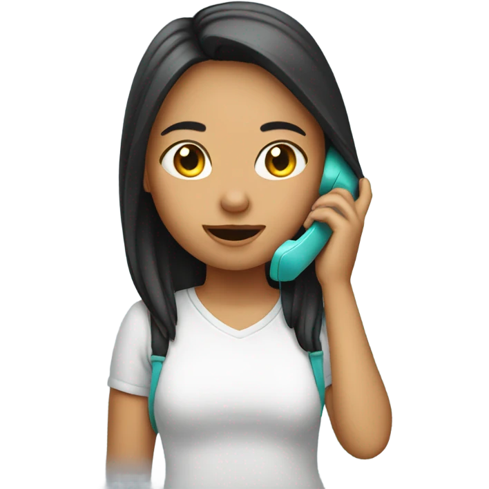Girl on phone emoji