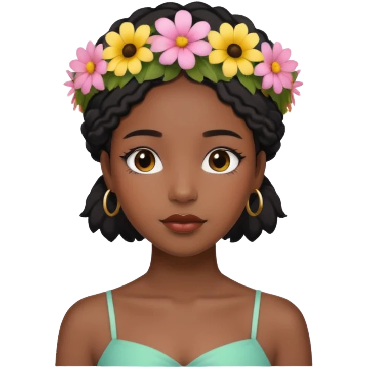 Black girl aesthetic emoji