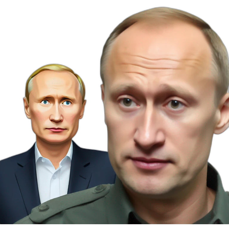 Putin with Navalny emoji