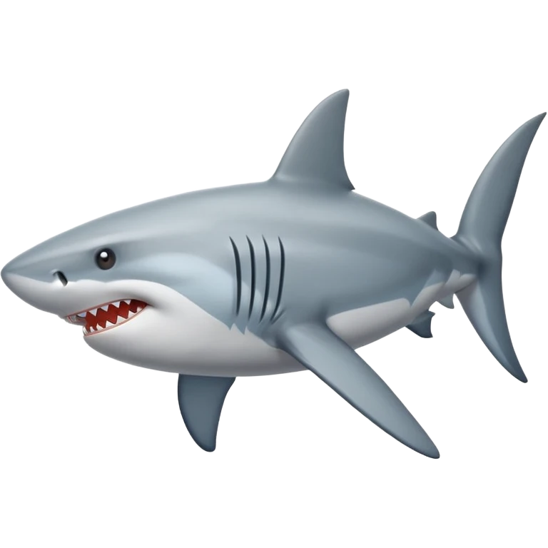 Farting shark emoji