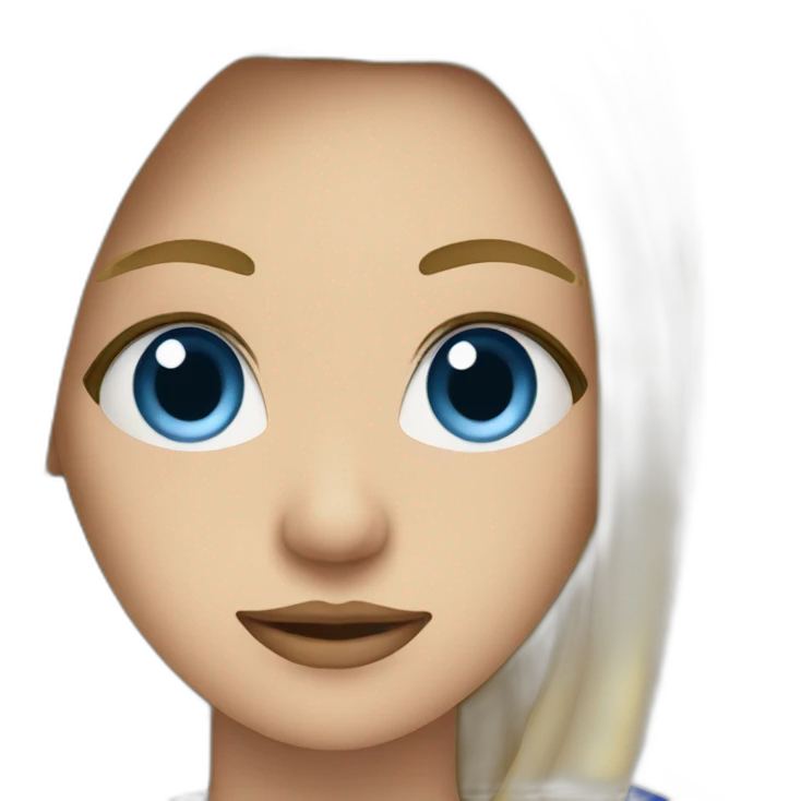 A big person with blue eye and blond with a germany flag emoji