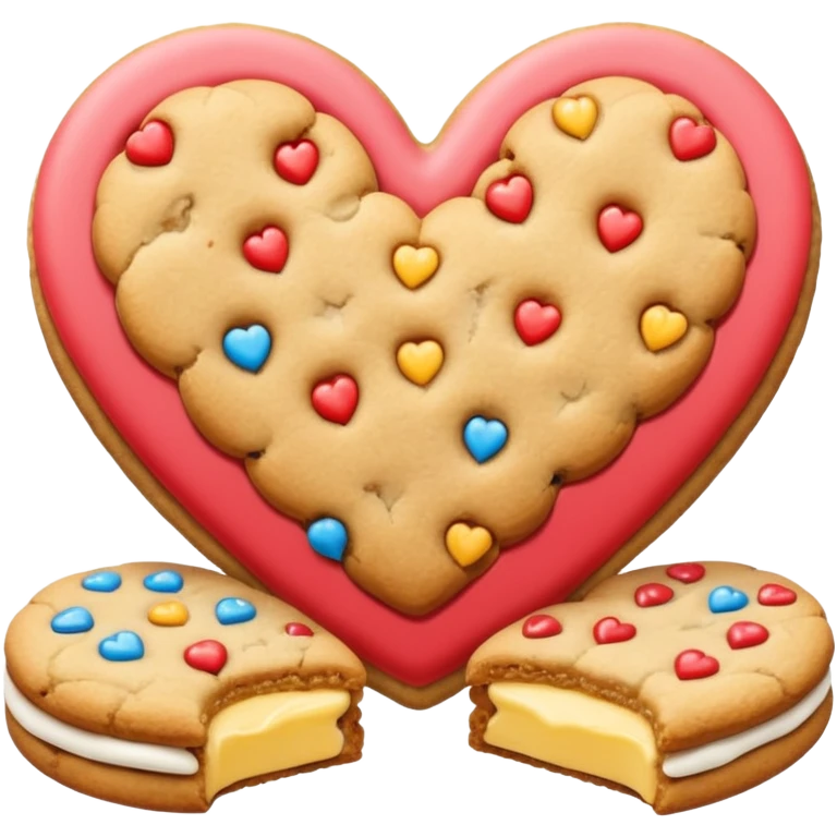 cookie heart emoji