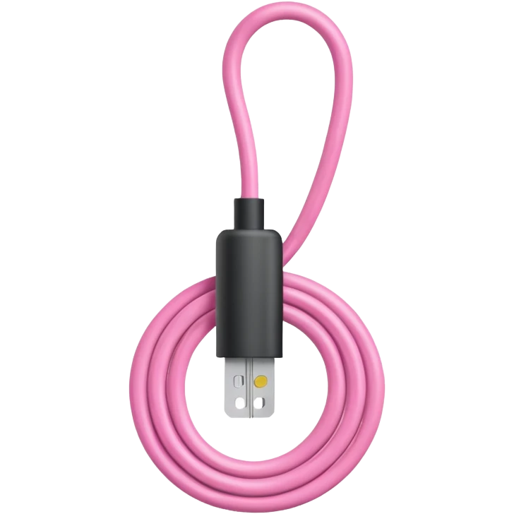Hanging Light Cable pink emoji