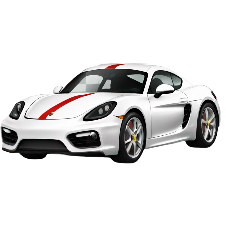 Porsche Cayman checkered  emoji