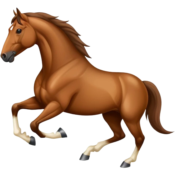 trotting horse emoji