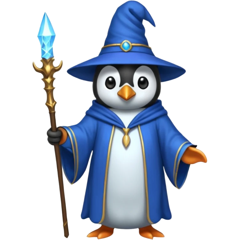 Penguin Wizard emoji