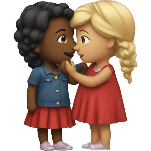 2 girls kissing emoji
