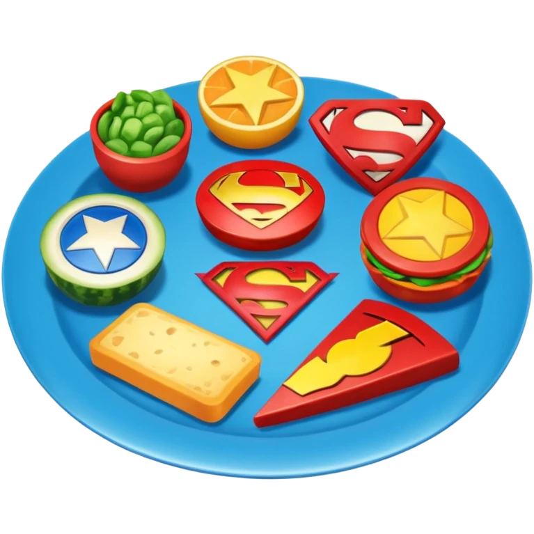 superhero food emoji