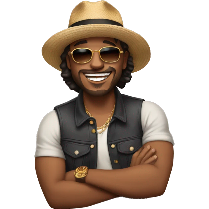 cantante en esenario emoji