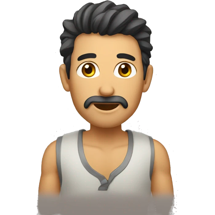 Sıkılan adam emoji