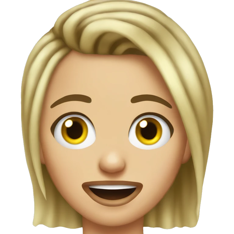 Miley Cyrus with tripping eyes emoji