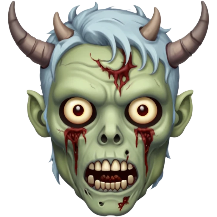 zombie with horns emoji