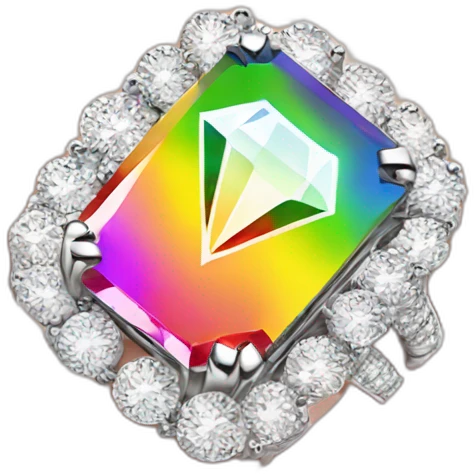 Jonathan Toews as rainbow diamond ring emoji