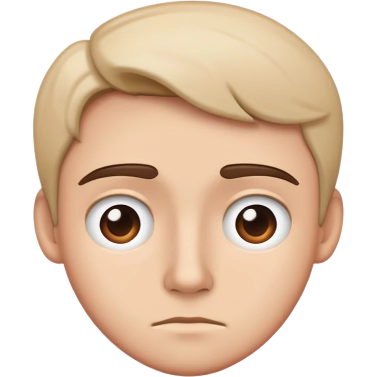 face turning away or looking uninterested emoji