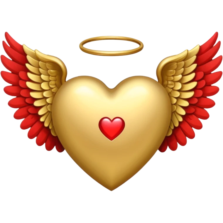 heart with angel wings emoji