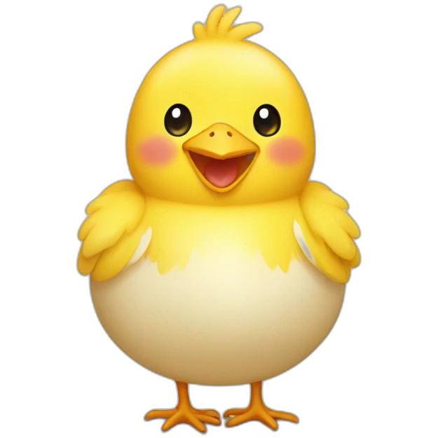 Happy chick emoji