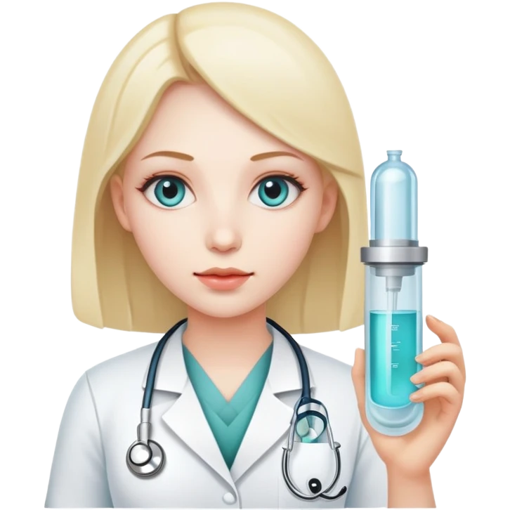Medical girl sterilize tech emoji