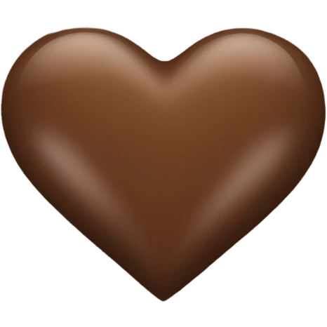heart brown emoji