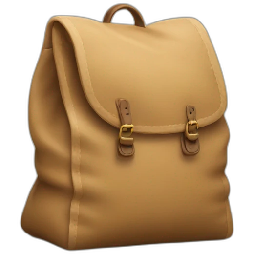Chat qui vole un sac a dos emoji