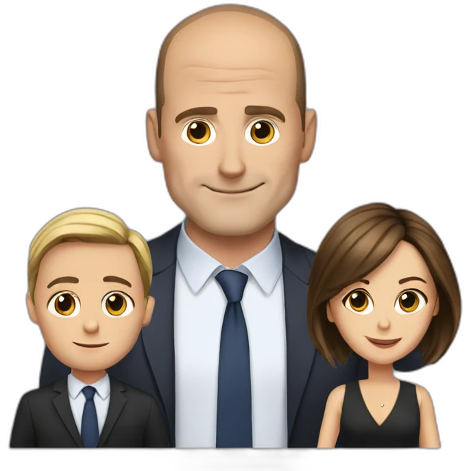 Olivia Benson, Elliot Stabler, and Noah Benson-Stabler emoji