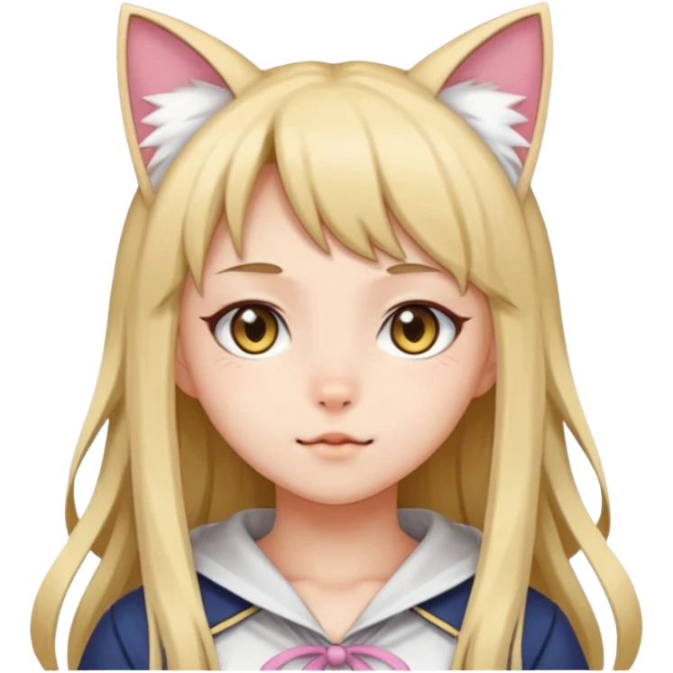 Neko girl emoji
