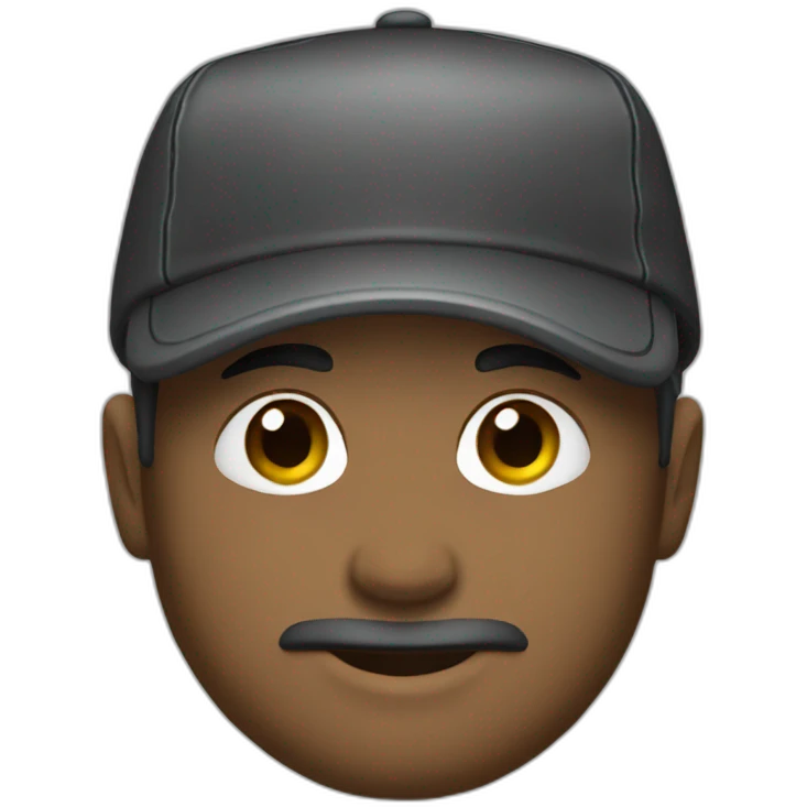 Casquette emoji