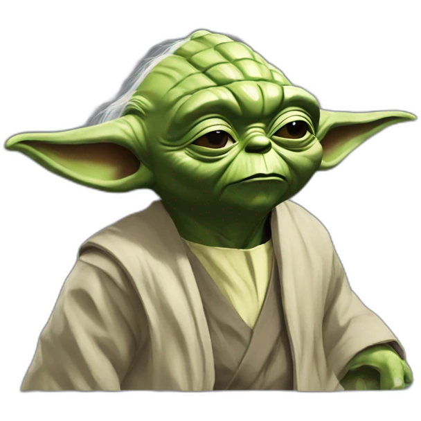 Yoda as a gangster in GTA 5 emoji