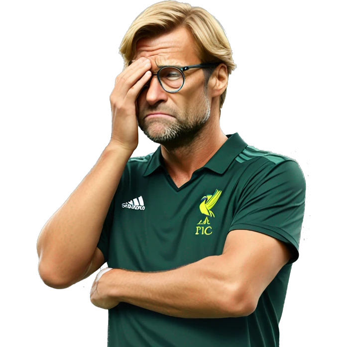 Klopp facepalm emoji