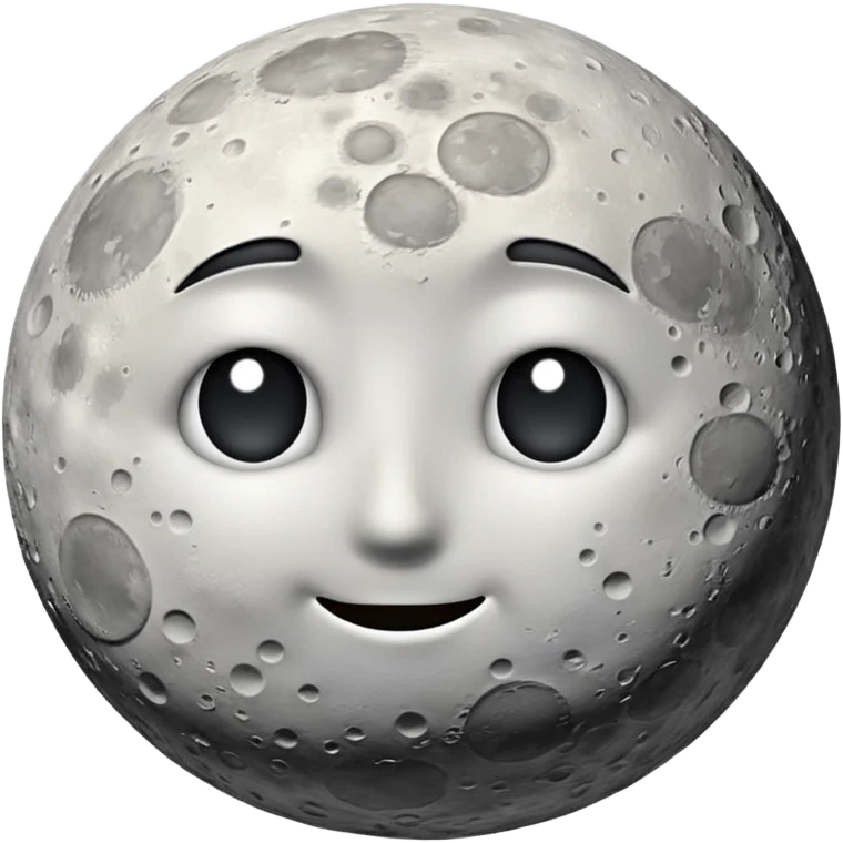 waning gibbous realistic moon emoji