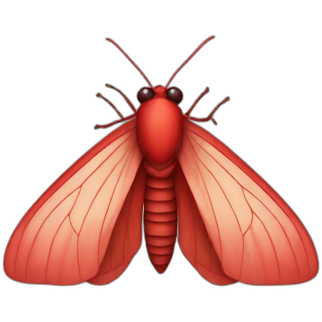 Red Moth emoji