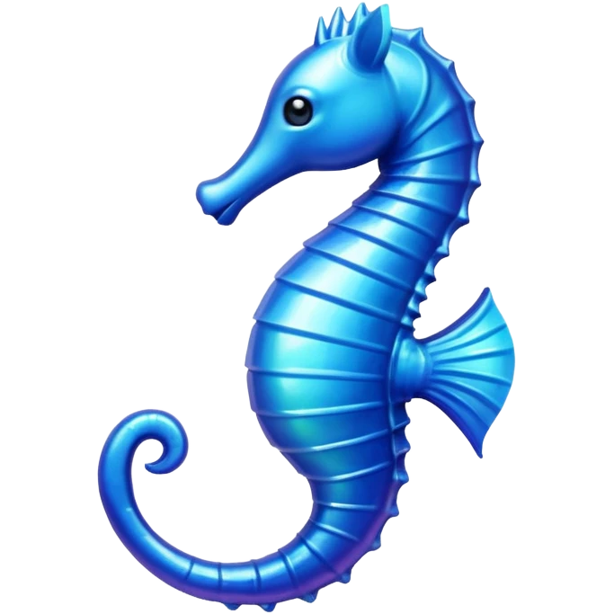 blue seahorse emoji