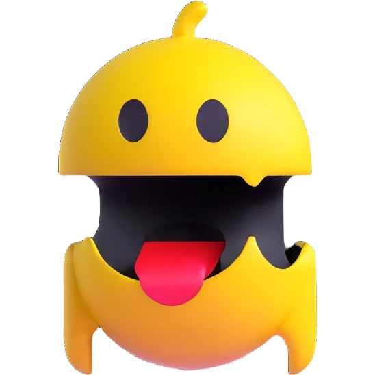 Pac-Man character emoji