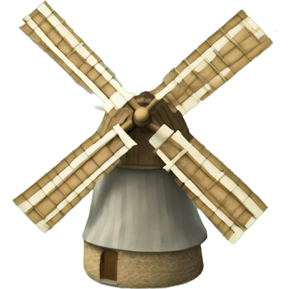 Make a windmill that says “moolenaar” on it emoji