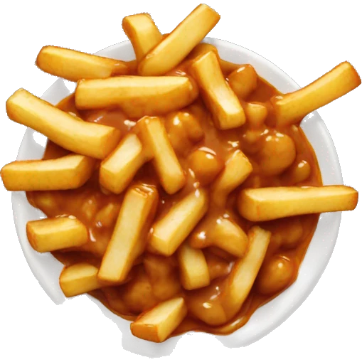 Poutine extra sauce emoji