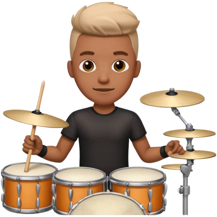 drummer at drum kit emoji